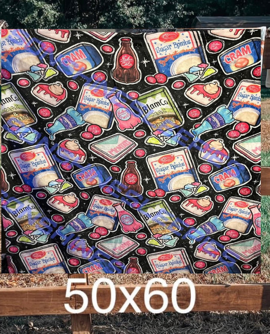 Minky blankets